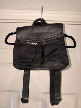Botkier New York Black Backpack with Zipper Front